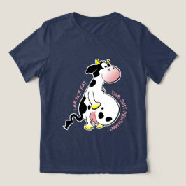 私は太っているわけではなく、ただ妊娠しているだけです トライブレンドTシャツ