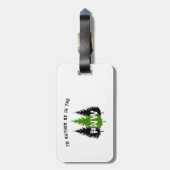 私は太平洋の北西にいる方がいい ラゲッジタグ (裏面縦)