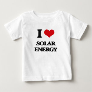 私は太陽エネルギーを愛します ベビーTシャツ