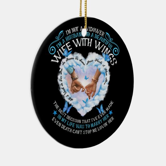私は夫ではない美しい生活の夫 セラミックオーナメント (右)