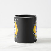 私は夫の写真の黒について過激である マグカップ (中央)