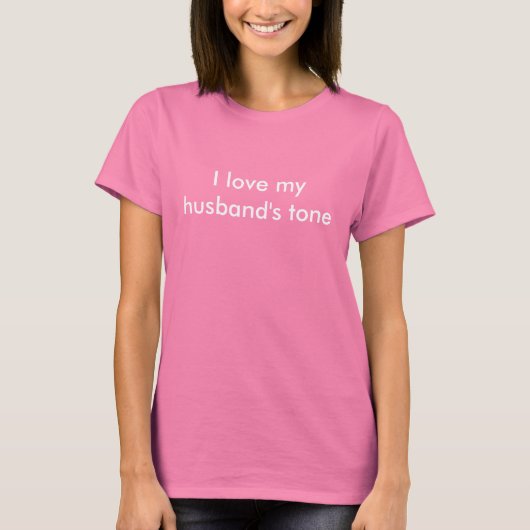私は夫の口調が好きだ Tシャツ (正面)