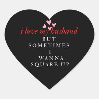 私は夫を愛しているが、時には振り上げたい ハートシール