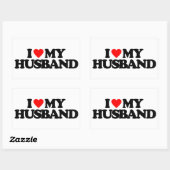 私は夫を愛している 長方形シール (シート)