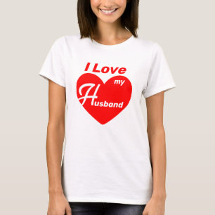 私は夫を愛している Tシャツ