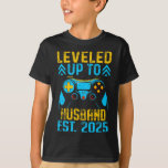 私は夫Est 2025たった今結婚しましたバッハまでレベルアップ Tシャツ<br><div class="desc">私は夫Est 2025たった今結婚しましたバチュラーパーティまで平準化</div>
