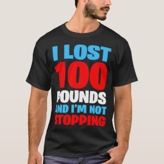 私は失った100ポンドで、私は男のGストップではないおもしろい。 Tシャツ
