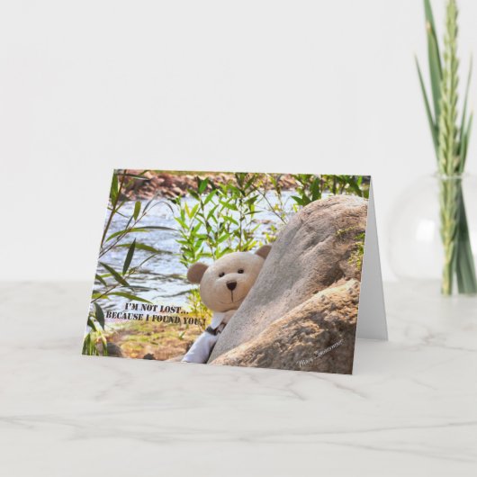 私は失った… 私が見つけたので! カード (正面)