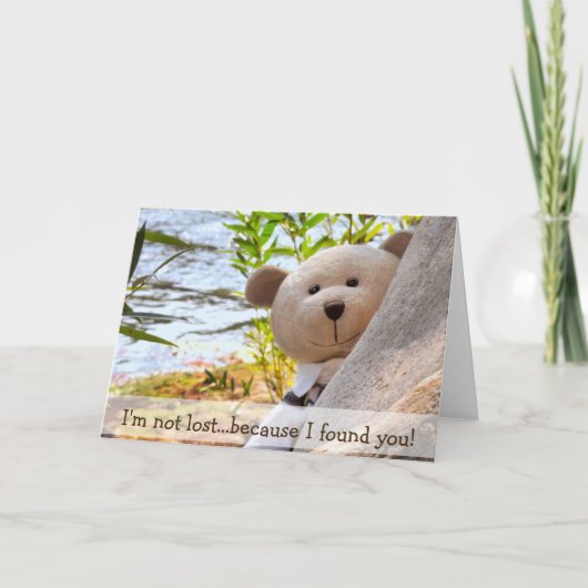 私は失った… 私が見つけたので! カード (正面)