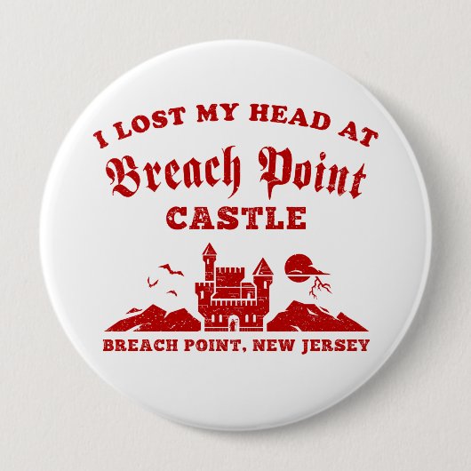 私は失ったBreach Point Castleで頭を下げる 缶バッジ (正面)