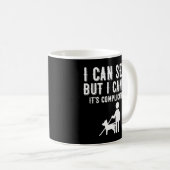 私は失明と視覚障害が認められない コーヒーマグカップ (正面右)