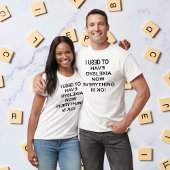 私は失読症の認識度黒を持っていたユニセックス Tシャツ