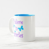 私は奇跡で信じます ツートーンマグカップ (正面左)