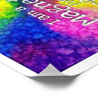 私は奇跡の肯定ポスターの磁石だ ポスター