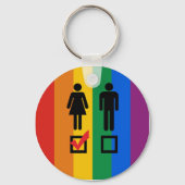 私は女の子が好きだ キーホルダー (正面)