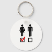 私は女の子が好きだ キーホルダー (正面)