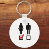 私は女の子が好きだ キーホルダー (正面)