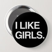 私は女の子が好きだ 缶バッジ (正面&裏面)