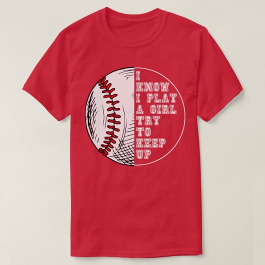 私は女の子が遊8を上げようとするのを知保っている Tシャツ (デザイン正面)