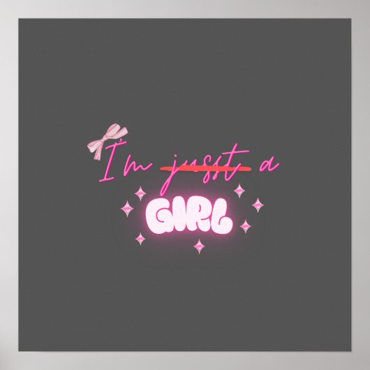 「私は女の子だ」 ポスター (正面)