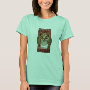 私は女の子です! rassleにほしいか。 tシャツ