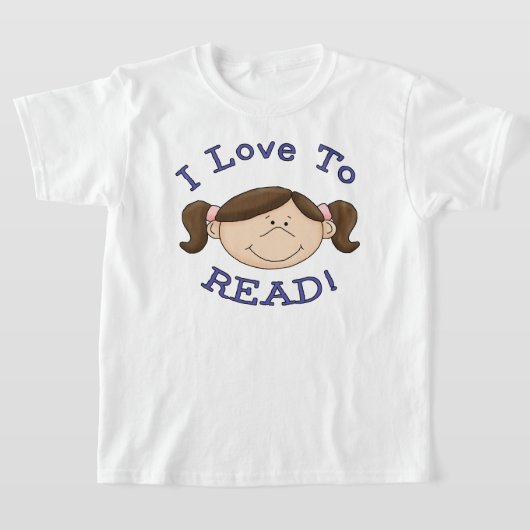 私は女の子に愛読する Tシャツ (レイダウン)