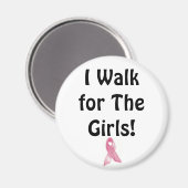 私は女の子のために歩く！ マグネット (正面/裏面)