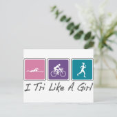 私は女の子のようにトリ ポストカード (スタンド正面)