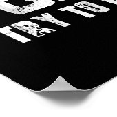 私は女の子のように泳いで上保る – 泳おもしろいぐ ポスター (角)