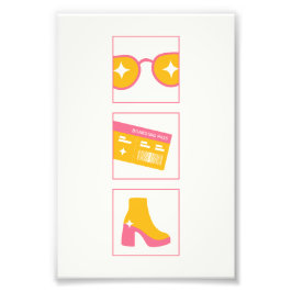 私は女の子の壁のポスター フォトプリント           