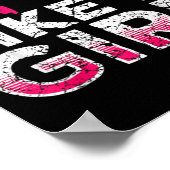 私は女の子の空手キックボクシングのように蹴る ポスター (角)