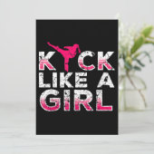 私は女の子の空手キックボクシングのように蹴る 招待状 (スタンド正面)