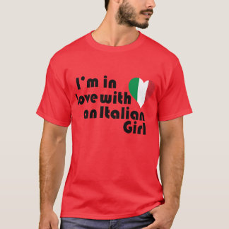 私は女の子を愛していイタリアンる Tシャツ