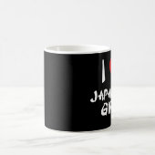 私は女の子を愛日本のする コーヒーマグカップ (中央)
