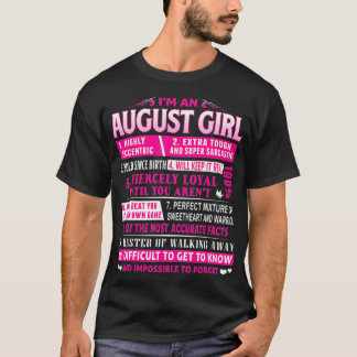私は女の子威厳があるの威厳がある誕生日 Tシャツ
