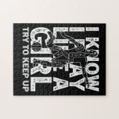 私は女の子遊のサッカーが好きだと知っている ジグソーパズル (横)