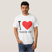 私は女の日が大好き Tシャツ (正面フル)