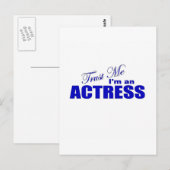 私は女優である ポストカード (正面/裏面)