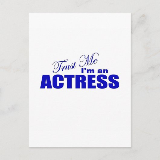 私は女優である ポストカード (正面)