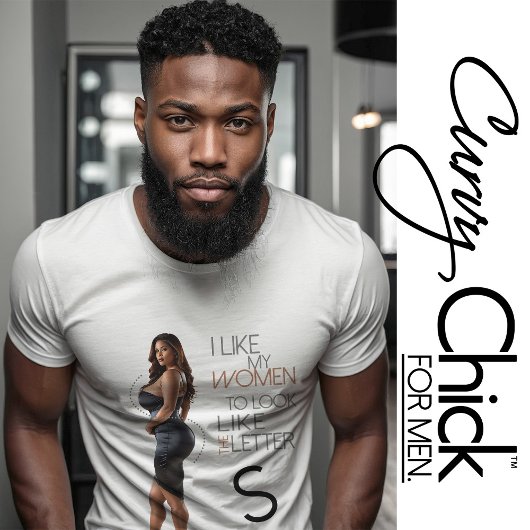 私は女性が手紙"S" IIIのように見えるのが好きだ Tシャツ