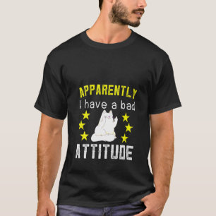 私は女性の態度が失礼で悪いようだ Tシャツ