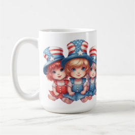 私は女性の権利のかわいい小さな女の子に投票 コーヒーマグカップ