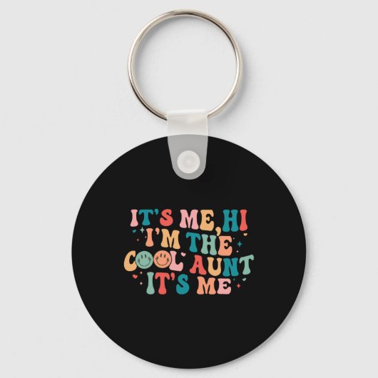 私は女性の男性のためのクール私は叔母である キーホルダー (正面)