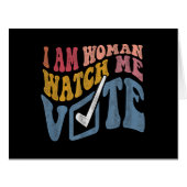 私は女性の私の投票2024ブルーウェーブ投票を見ている (正面横)