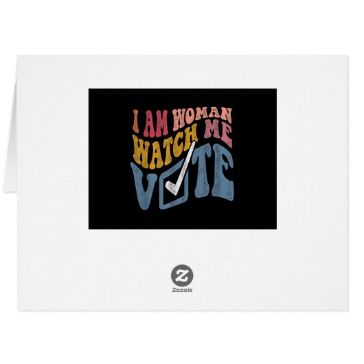 私は女性の私の投票2024ブルーウェーブ投票を見ている (裏面横)