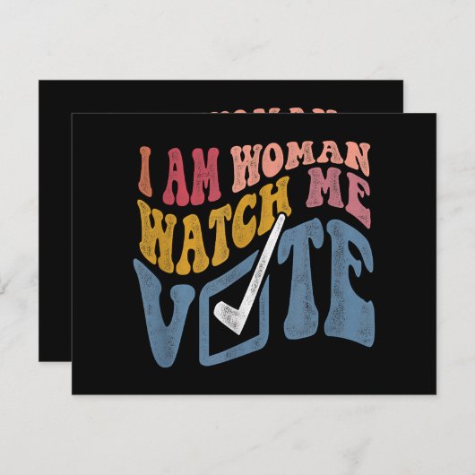 私は女性の私の投票2024ブルーウェーブ投票を見ている シーズンカード (正面/裏面)