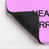 私は女性はです(動力工具と) マウスパッド (コーナー)