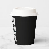 私は女性は私の投票を見ているヴィンテージ 紙コップ (左)