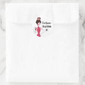 私は女王だ – それに対処！シール ラウンドシール (バッグ)