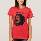 私は女王だ Tシャツ (正面)